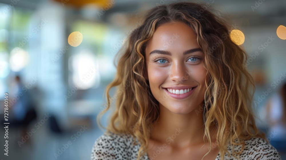 Jeune femme souriante Jeune femme souriante