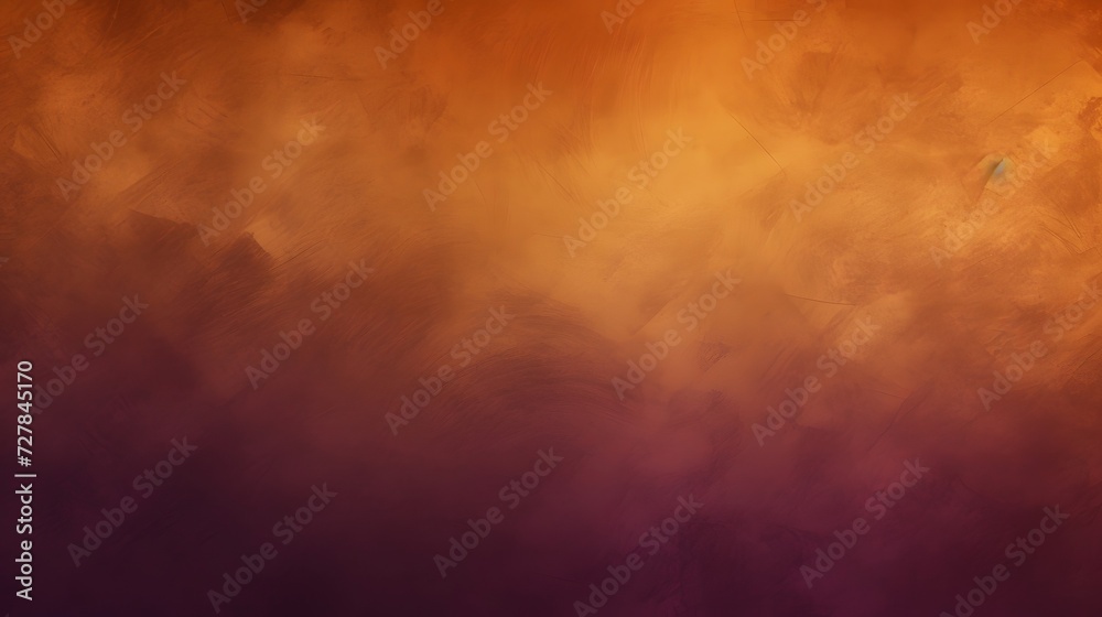 Fototapeta premium an orange and purple background with a green object in the middle