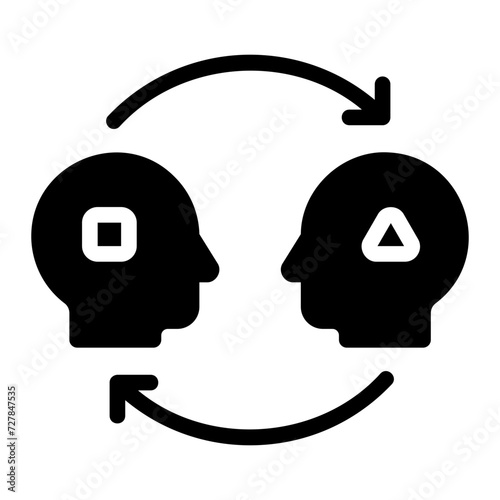 empathy glyph icon