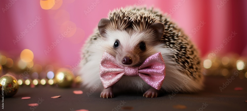 The adorable sight of hedgehogs donning formal clothes, miniature suits adding a touch of elegance to their charm. The adorable sight of hedgehogs donning formal clothes, miniature suits adding a touch of elegance to their charm.