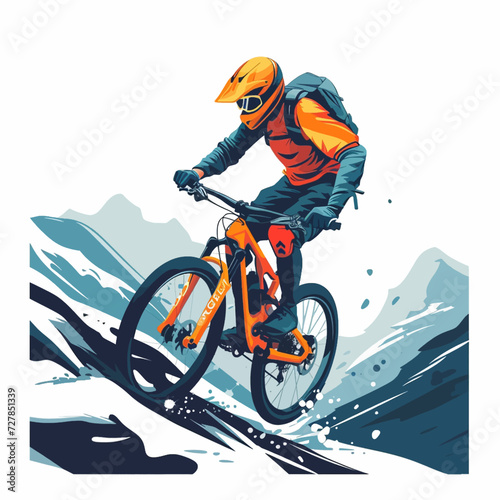 Mountainbiking in the mountains