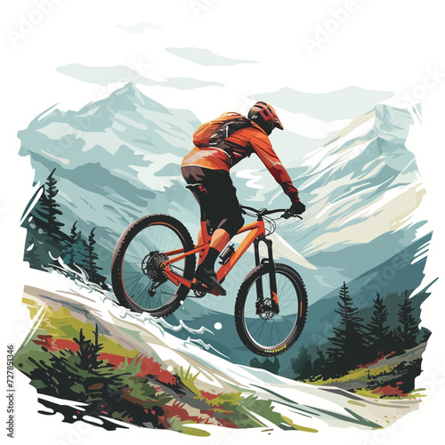 Mountainbiking in the mountains