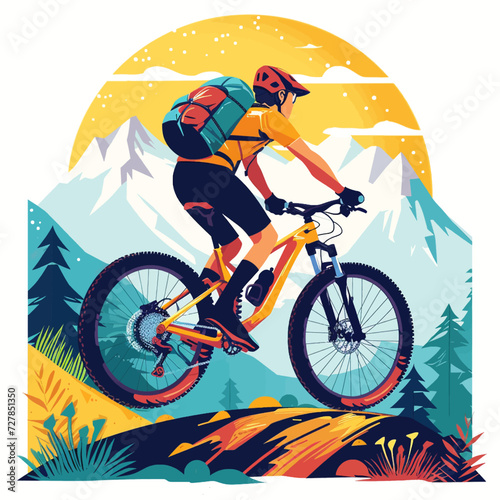 Mountainbiking in the mountains