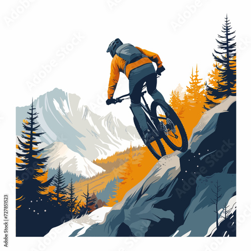 Mountainbiking in the mountains