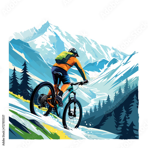 Mountainbiking in the mountains