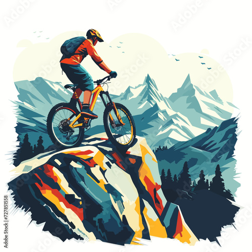 Mountainbiking in the mountains