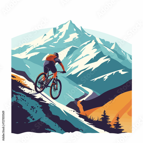 Mountainbiking in the mountains