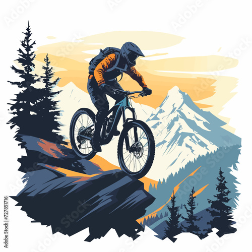 Mountainbiking in the mountains