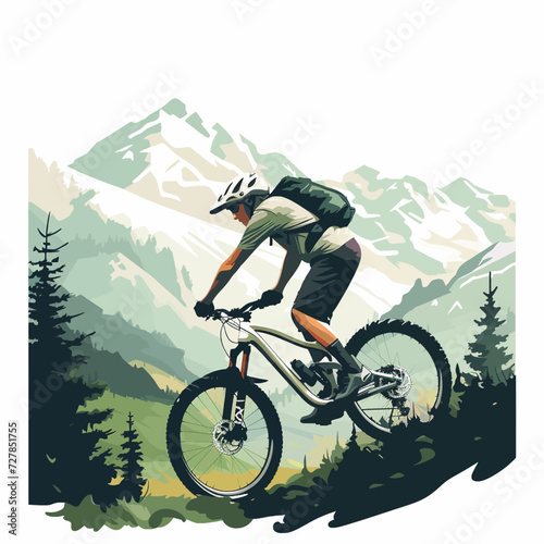 Mountainbiking in the mountains