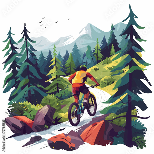 Mountainbiking in the mountains
