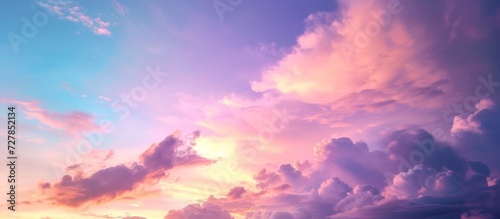 Captivatingly Beautiful Evening Sky: Cahay, Indah, Nan Cantik, Di Langit Sore Hari photo