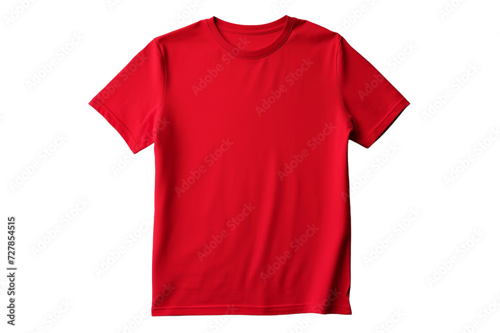 red t shirt isolated red t shirt isolated