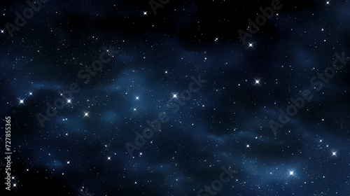 Sparkling starry night sky background