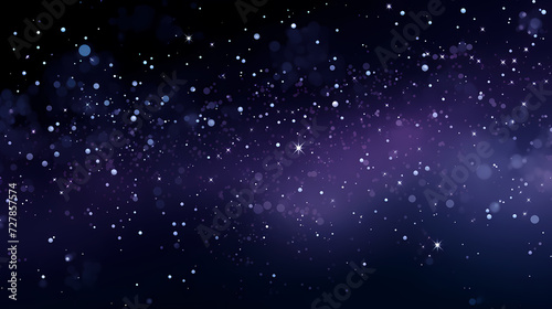 Mysterious star themed gradient background with countless twinkling stars