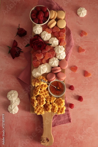 planche gourmande pour la saint valentin photo