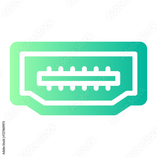 hdmi port gradient icon