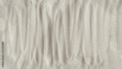 Light Background With Sunny Fine Sand. Fine Beach Sand With Tiny Particles. Abstract Baige Sandy Layout. Sand Structure With Delicate Traces. 