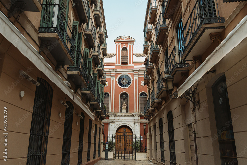 Church of Santa Ana in Malaga, Spain