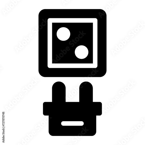 socket glyph icon