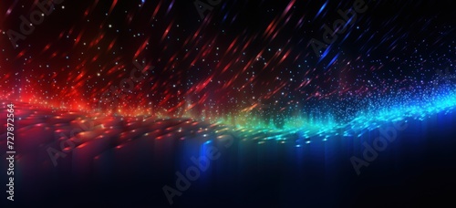 Abstract neon light background. Generate AI image