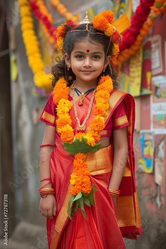 girl in traditional costume