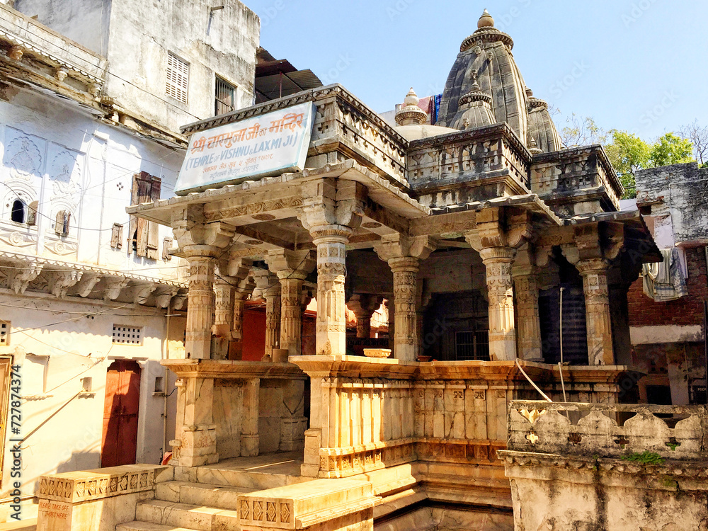 Historical Hindu temple in Udaipur, Rajasthan