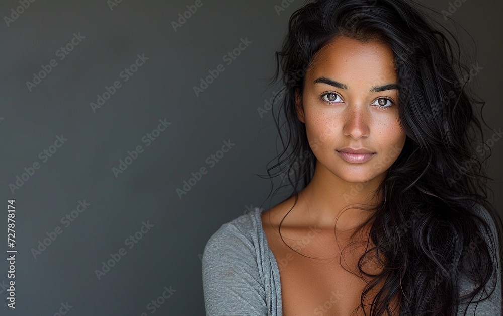 Beautiful Young Woman Poses for Portrait Beautiful Young Woman Poses for Portrait