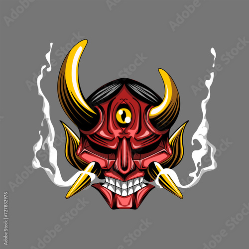 japanese oni mask