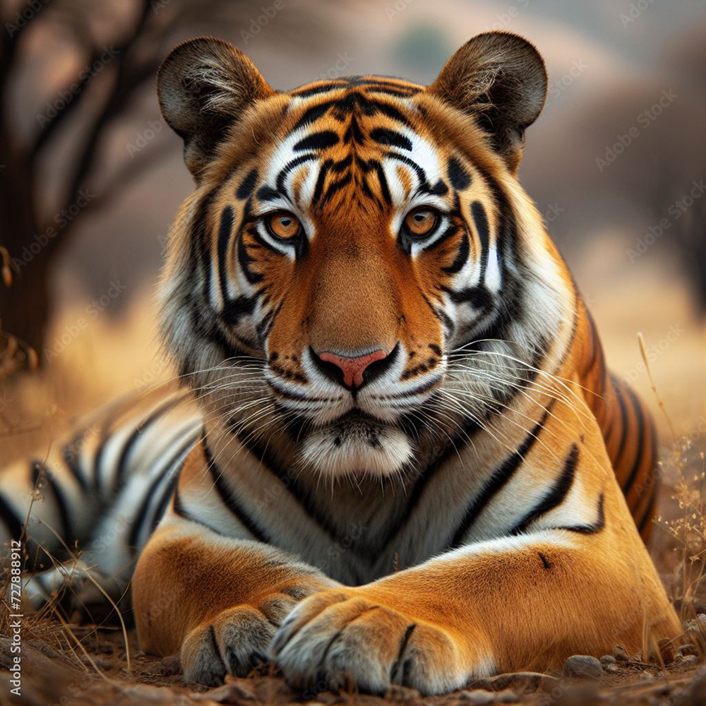 Fototapeta premium portrait of a tiger
