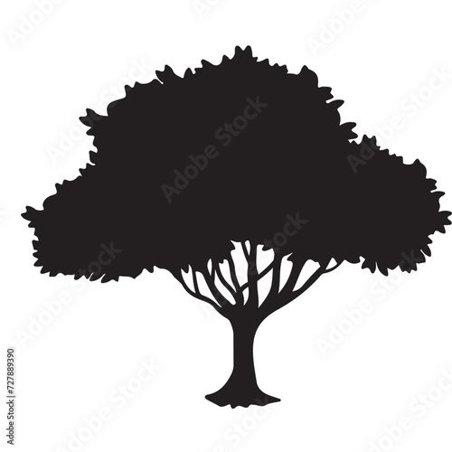 Tree Silhouette Free Vector