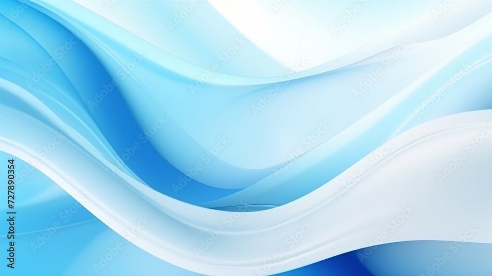 Obraz premium Abstract wavy shapes in colourful line curve motion graphic style