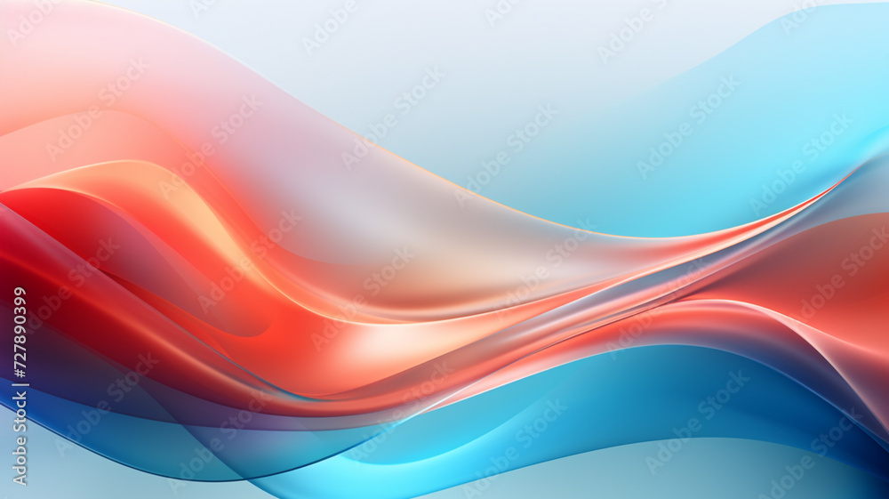 Abstract wavy shapes in colourful line curve motion graphic style Abstract wavy shapes in colourful line curve motion graphic style