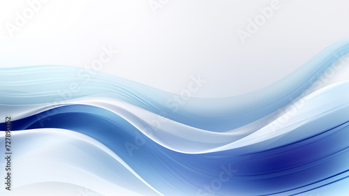 Abstract wavy shapes in colourful line curve motion graphic style