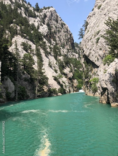Canvas Print Green Canyon
