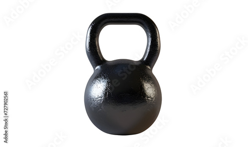 a black kettlebell with a handle
