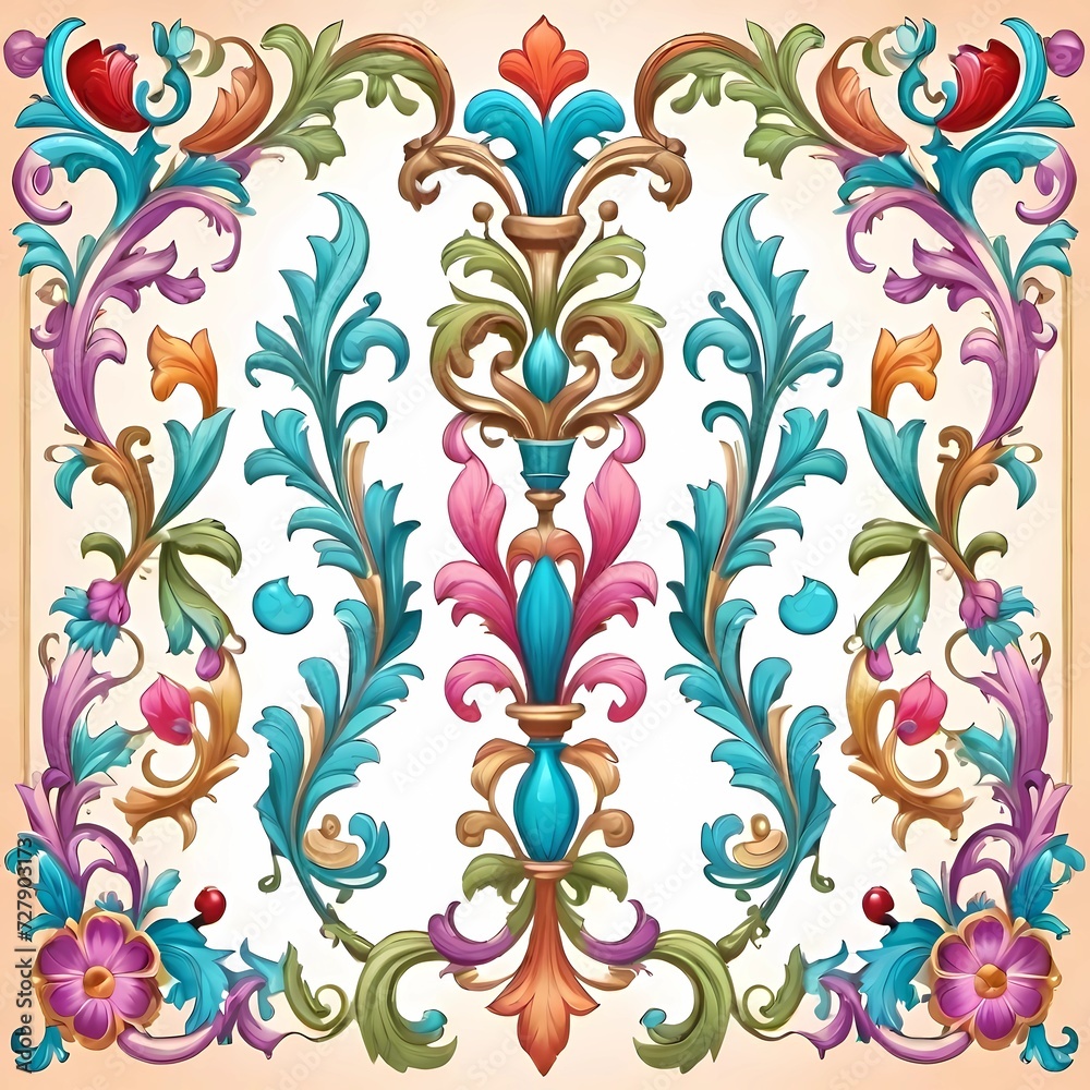 pattern with flowers, floral pattern