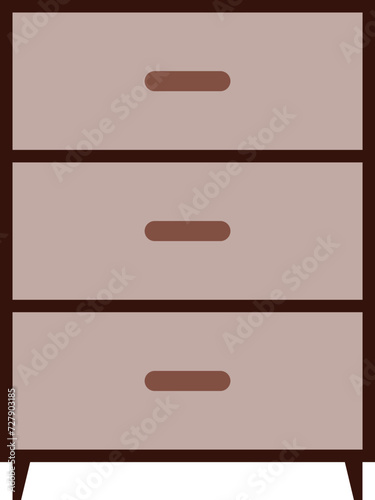 3단 서랍장