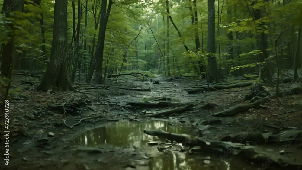 Enigmatic Trails through Haunting Woods. Generative ai Enigmatic Trails through Haunting Woods. Generative ai