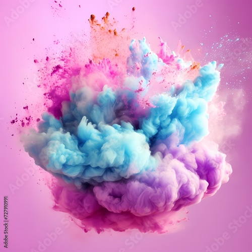 Colorful Ink Explosion