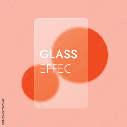 glass frame with fluid liquid design for modern 