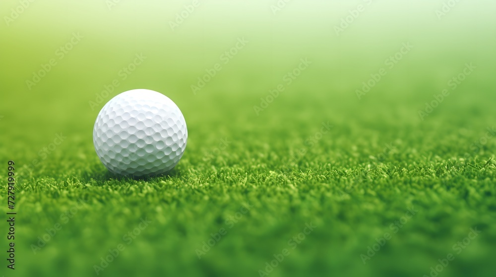 Golf ball on a vibrant green field
Golf ball on a vibrant green field
