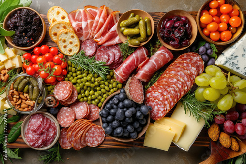 French Delights  Artful Charcuterie Platter  street food and haute cuisine