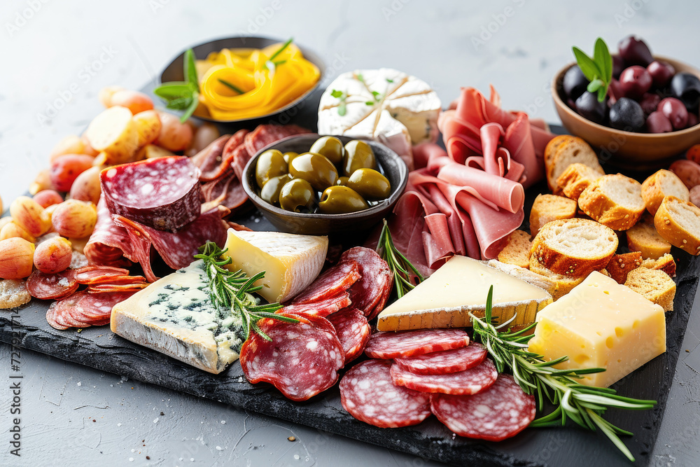 French Charcuterie Delight, street food and haute cuisine French Charcuterie Delight, street food and haute cuisine