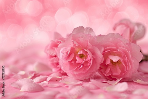 pink rose background