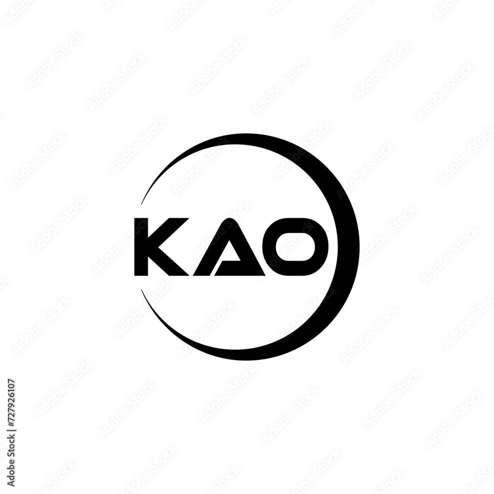 KAO letter logo design with white background in illustrator, cube logo, vector logo, modern alphabet font overlap style. calligraphy designs for logo, Poster, Invitation, etc. KAO letter logo design with white background in illustrator, cube logo, vector logo, modern alphabet font overlap style. calligraphy designs for logo, Poster, Invitation, etc.