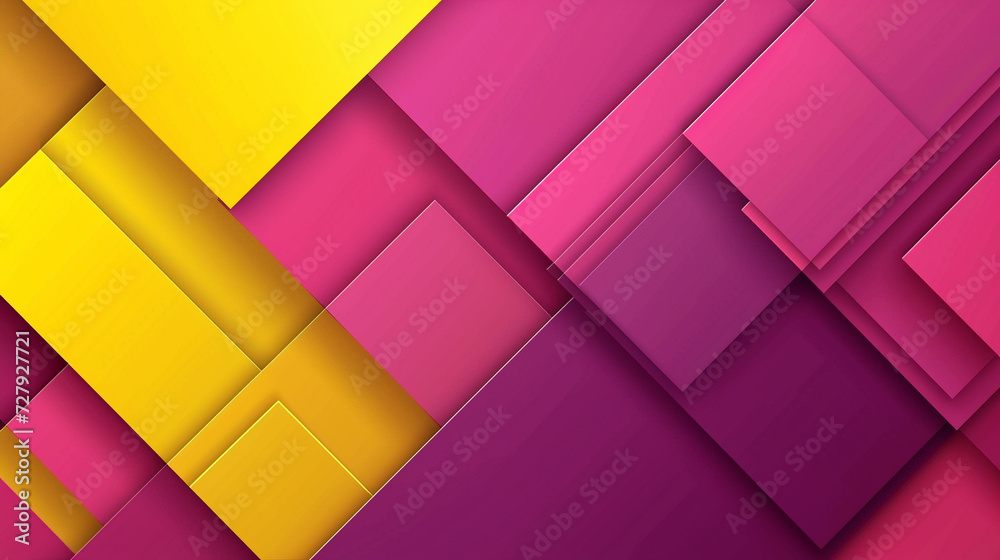 Sunshine yellow, deep pink, eggplant color abstract shape background vector presentation design Sunshine yellow, deep pink, eggplant color abstract shape background vector presentation design