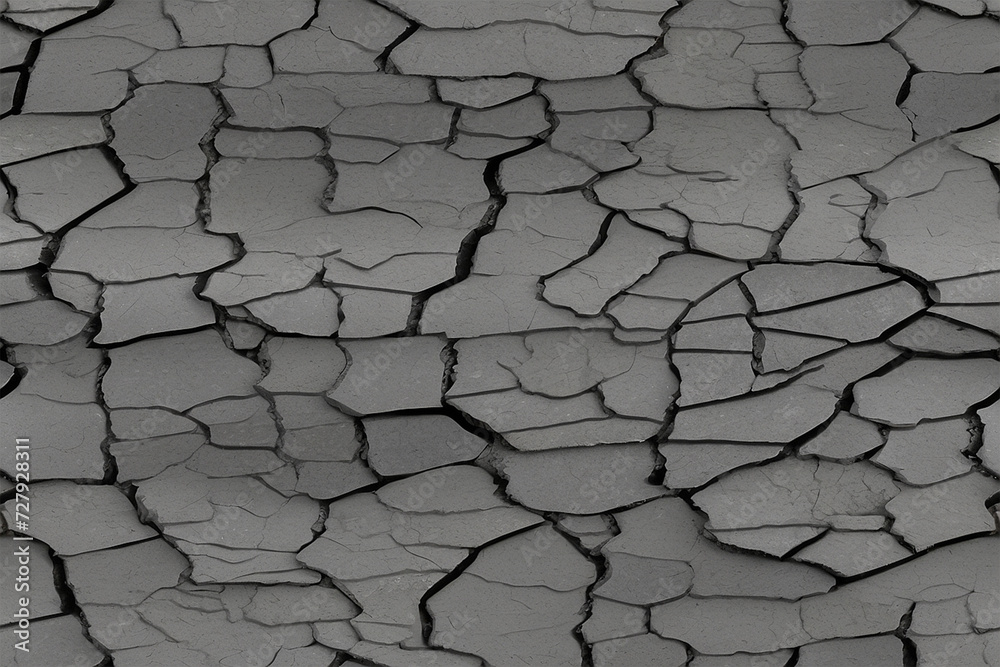 Fototapeta premium Desiccated earth,Cracked clay soil