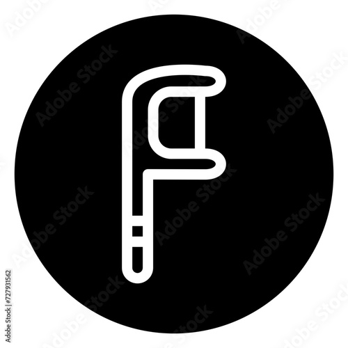 dental floss glyph icon