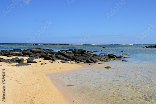 picturesque area of la Pointe aux canonniers in Mauritius