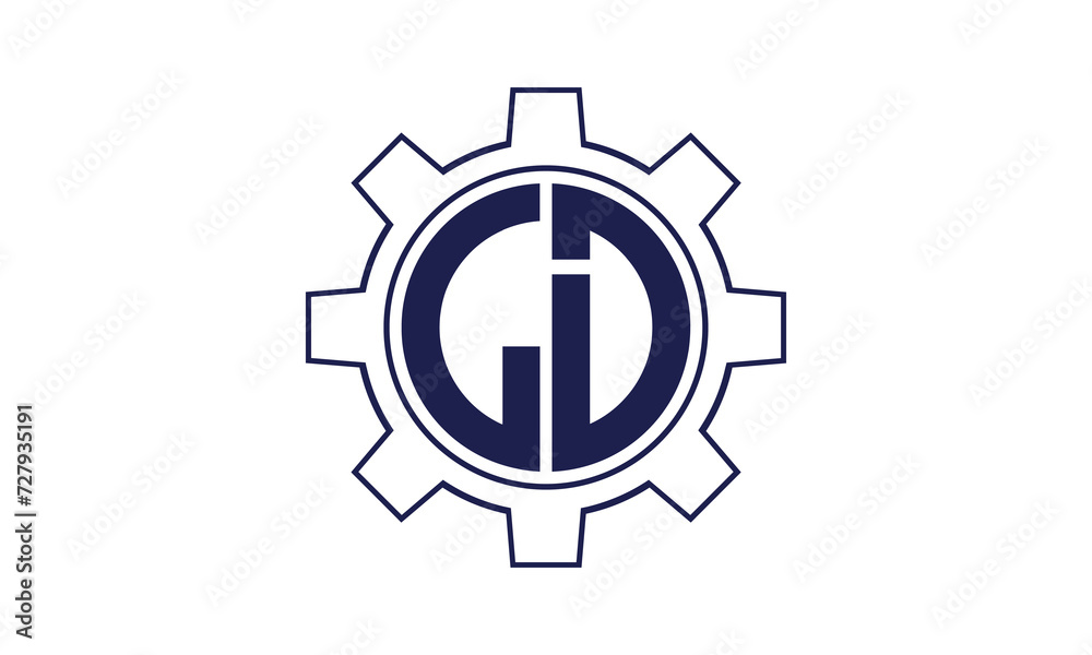 LD initial letter mechanical circle logo design vector template. industrial, engineering, servicing, word mark, letter mark, monogram, construction, business, company, corporate, commercial, geometric LD initial letter mechanical circle logo design vector template. industrial, engineering, servicing, word mark, letter mark, monogram, construction, business, company, corporate, commercial, geometric